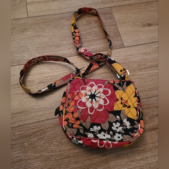 Vera Bradley Mini Hipster Cotton Crossbody in Bittersweet - Picture 2 of 3